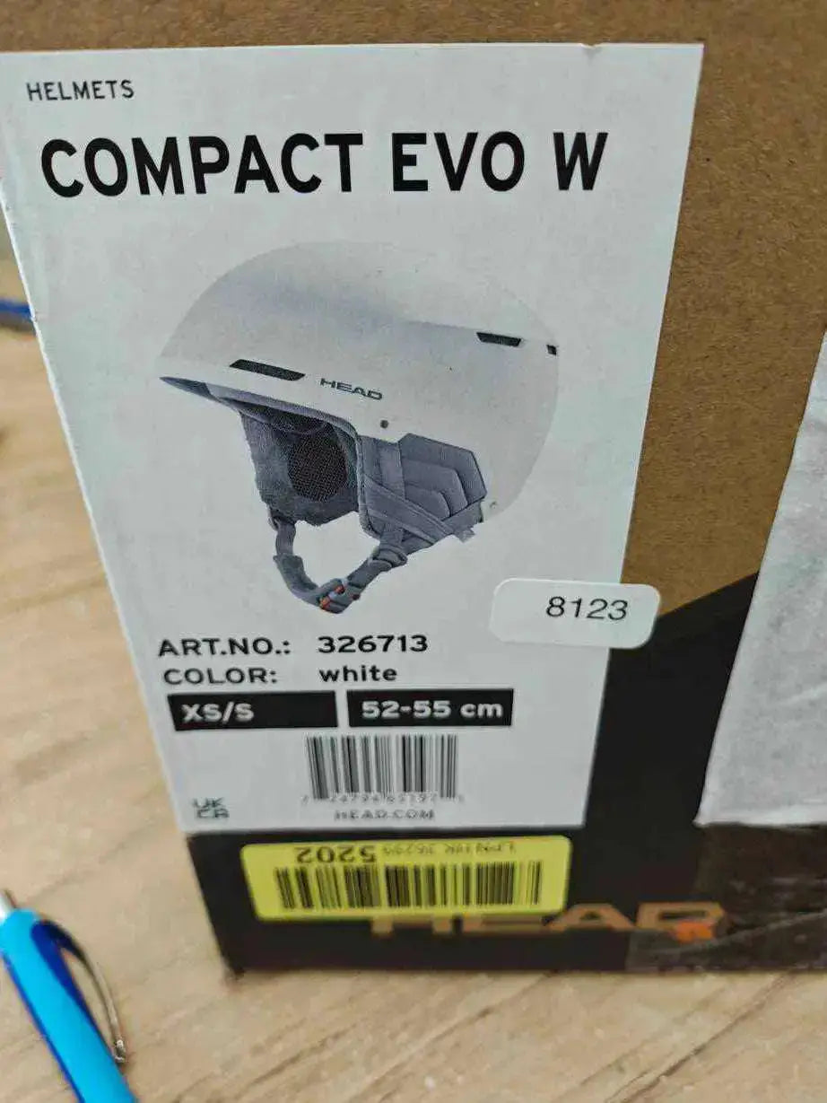 HEAD Compact EVO Skihelm - Größe 52-55 cm #8123 - Black Forest Deals