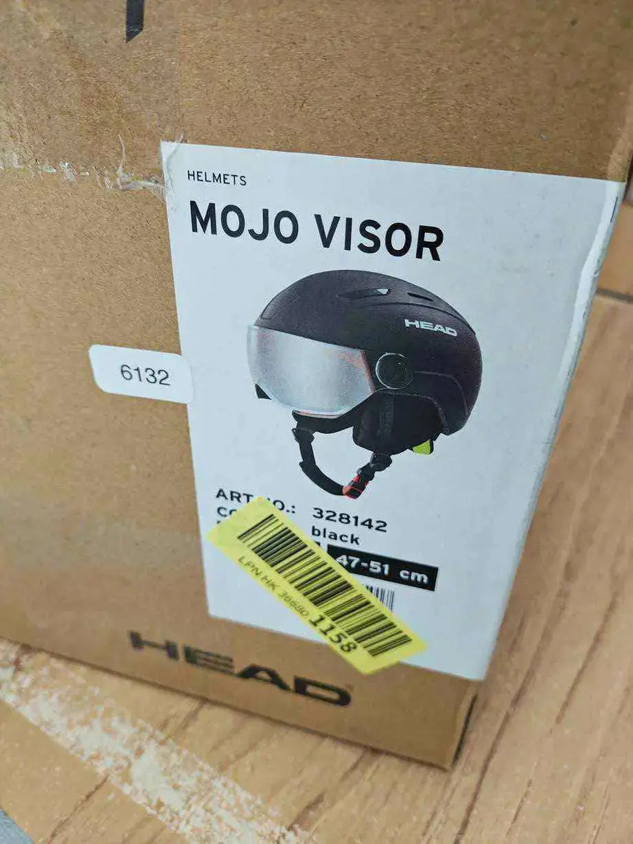 HEAD Youth MOJO Visor Skihelm - Größe 47-51 cm #6132 - Black Forest Deals