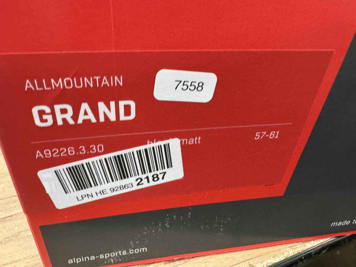 Alpina Grand Unisex Skihelm - Größe 57-61cm #7558