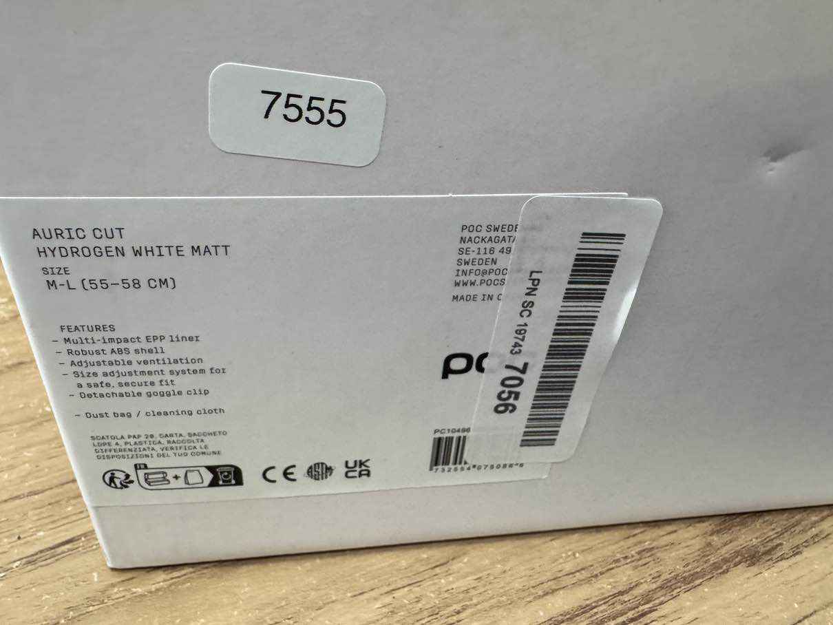 POC Auric Cut Skihelm - Größe 55-58cm #7555