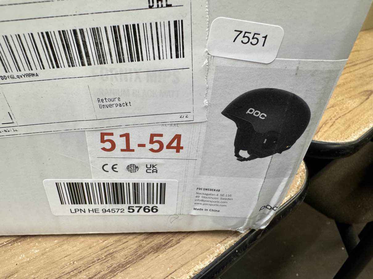 POC Fornix MIPS Skihelm - Größe 51-54cm #7551