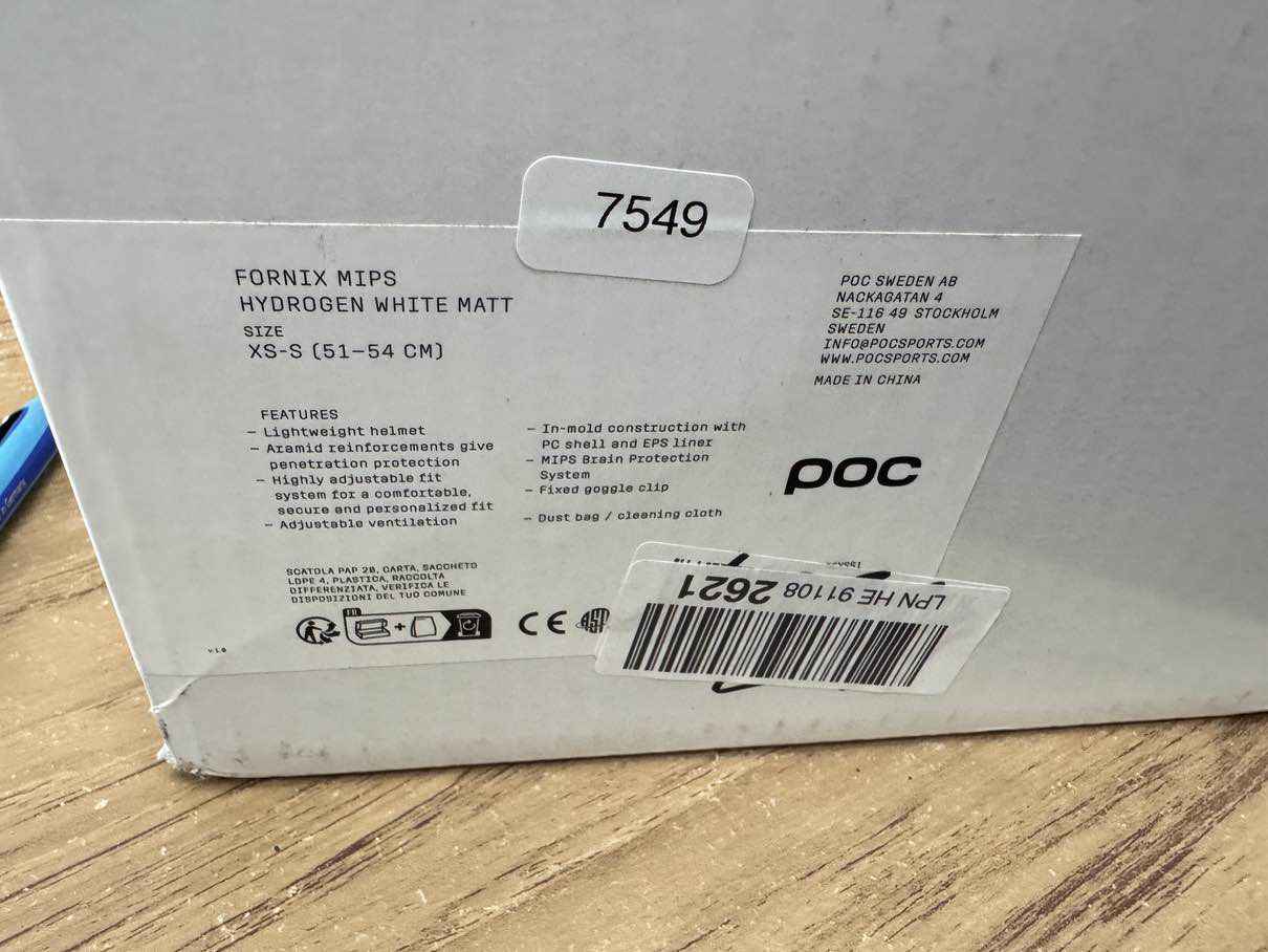 POC Fornix MIPS Skihelm - Größe 51-54cm #7549