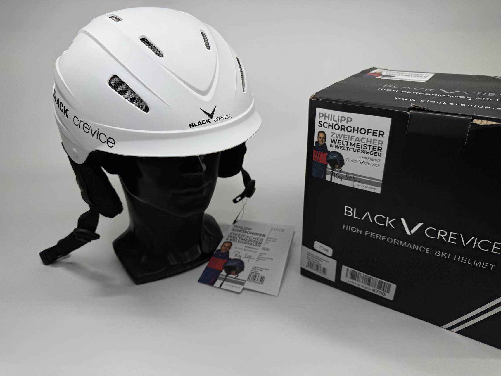 BLACK CREVICE Ischgl Skihelm - Größe 55-56cm #7548