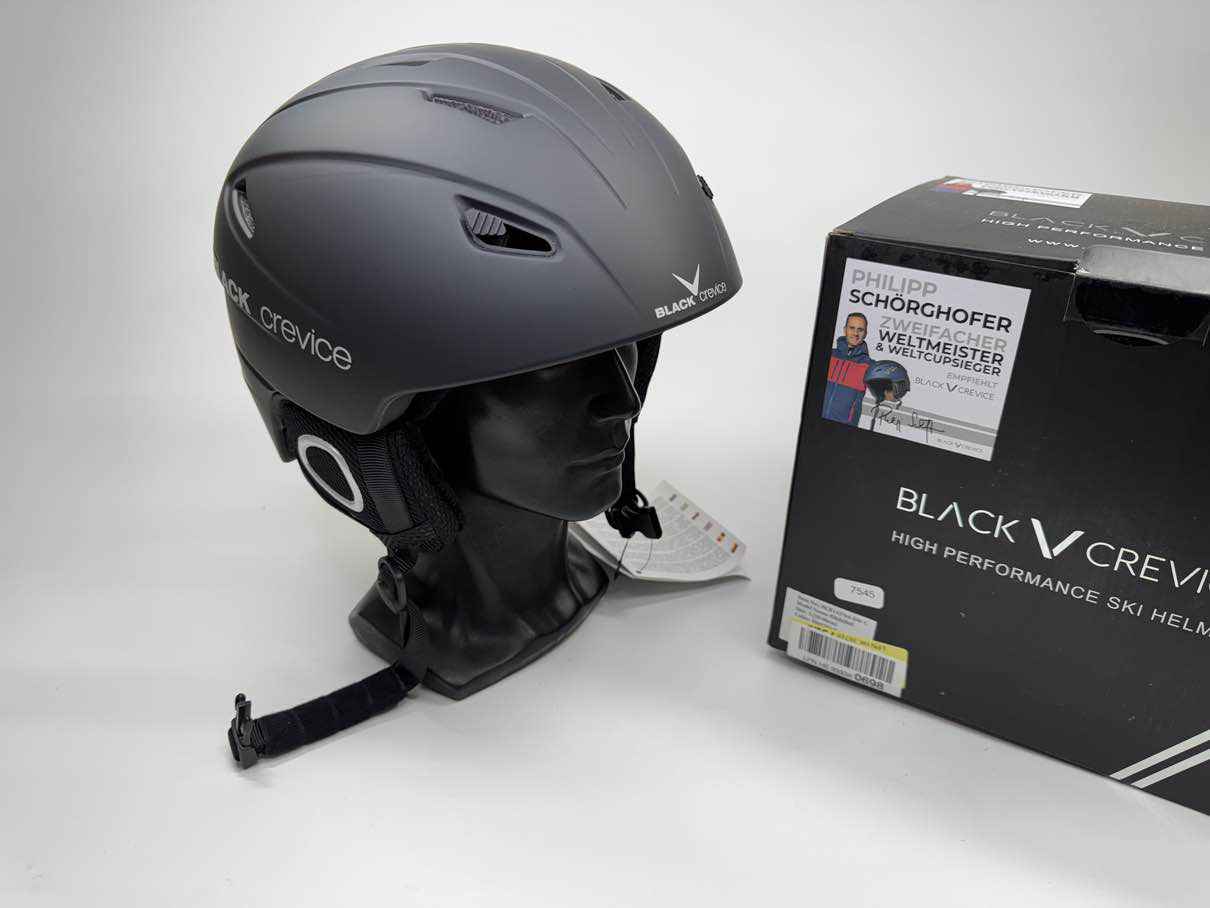 BLACK CREVICE Kitzbühel Skihelm - Größe 59-60cm #7545