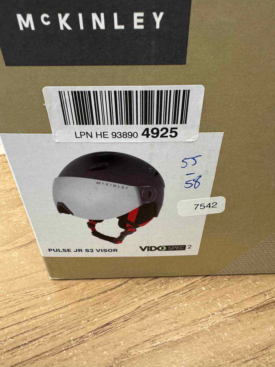McKinley Kinder Pulse S2 Visor Skihelm - Größe 55-58cm #7542