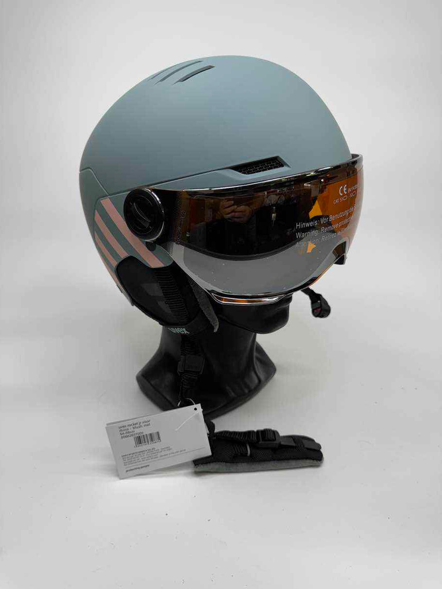 uvex rocket jr visor Skihelm - Größe 54-58cm #7895