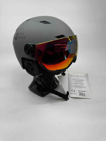 BLACK CREVICE mit Visierr Skihelm - Größe 54-57cm #7493