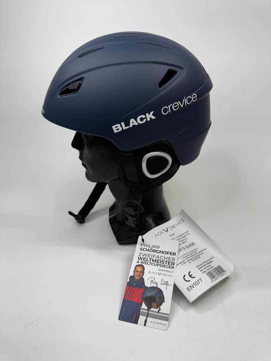 BLACK CREVICE Kitzbühel Skihelm - Größe 55-56cm #7472