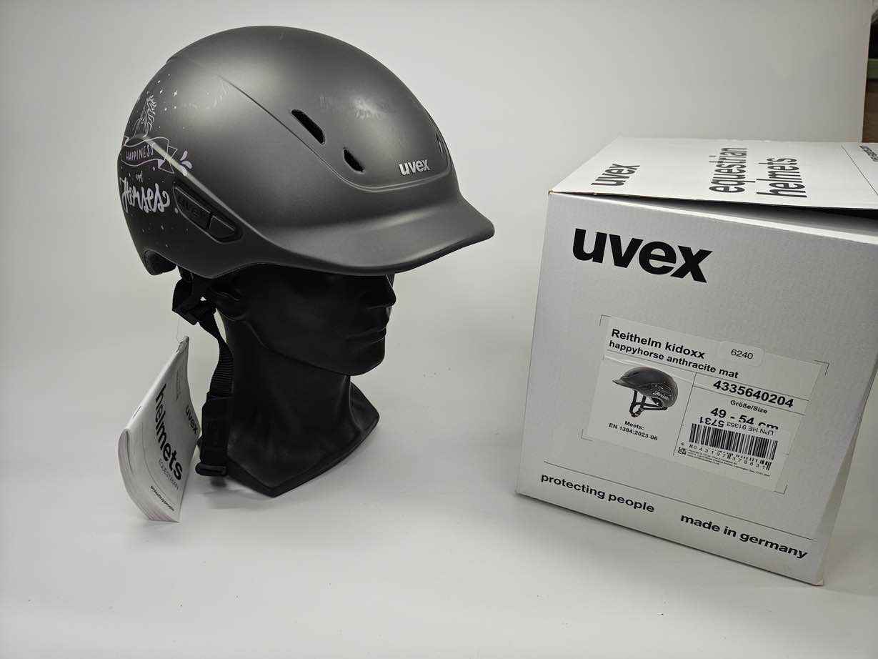 uvex kidoxx Reithelm - Größe 49-54 cm #6240