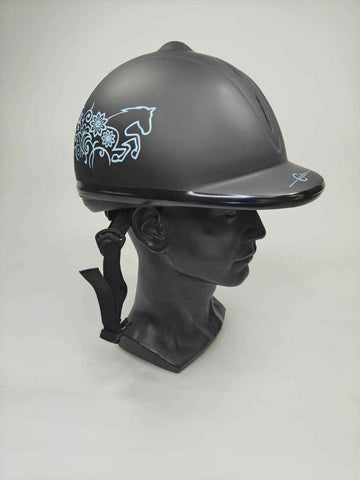 Covalliero Helm Reithelm Beauty VG1 - Größe 52-55cm #6177