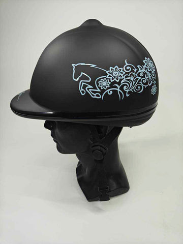 Covalliero Helm Reithelm Beauty VG1 - Größe 52-55cm #6177
