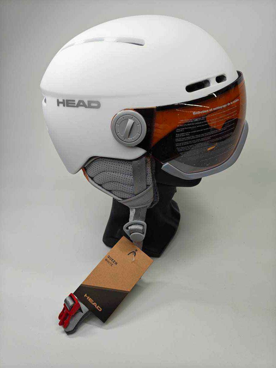 HEAD QUEEN Visier Skihelm - Größe 52-54 cm #6129