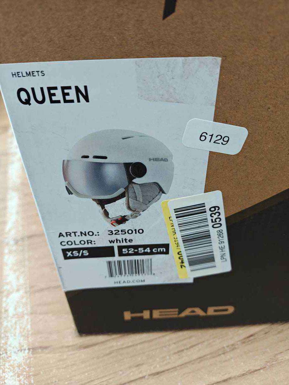 HEAD QUEEN Visier Skihelm - Größe 52-54 cm #6129