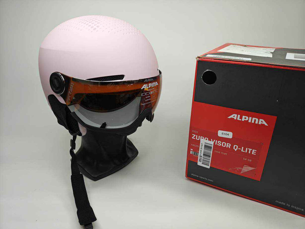 ALPINA ZUPO VISOR Q-LITE Skihelm - Größe 54-58 cm #6104