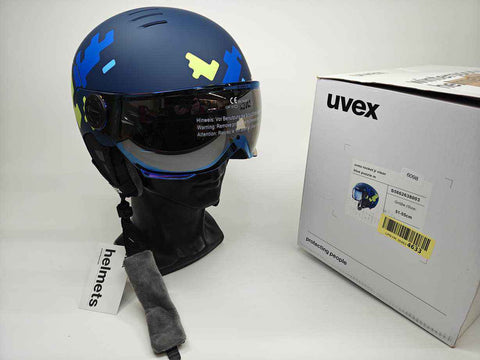 uvex rocket jr visor Skihelm - Größe 51-55 cm #6098
