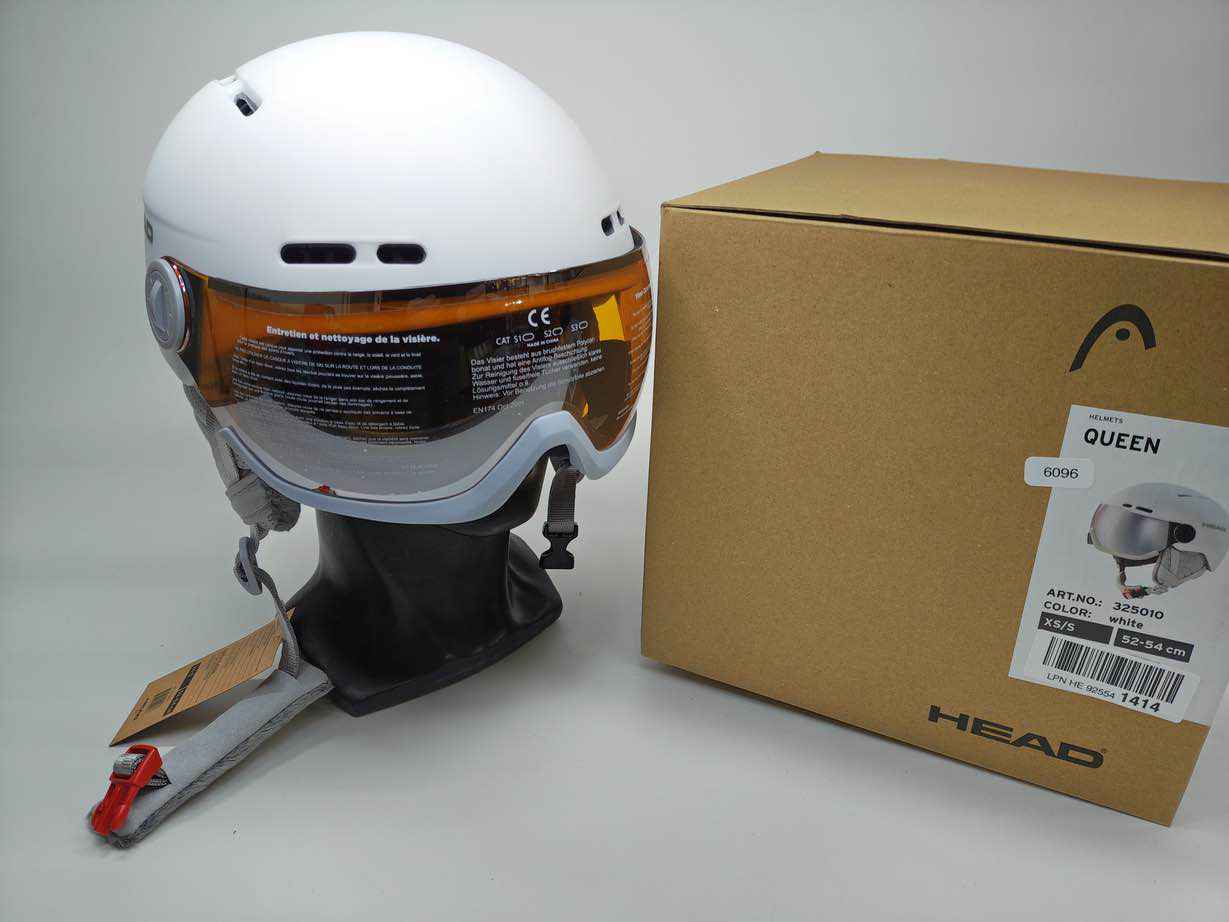 HEAD QUEEN Visier Skihelm - Größe 52-54 cm #6096