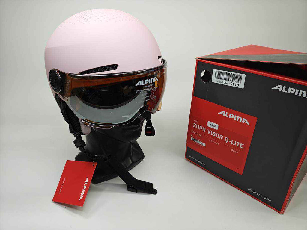 ALPINA ZUPO Visor Q-Lite Skihelm - Größe 51-55 cm #6093