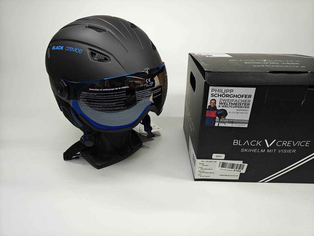 BLACK CREVICE Silvretta Skihelm - Größe 61-62 cm #6091