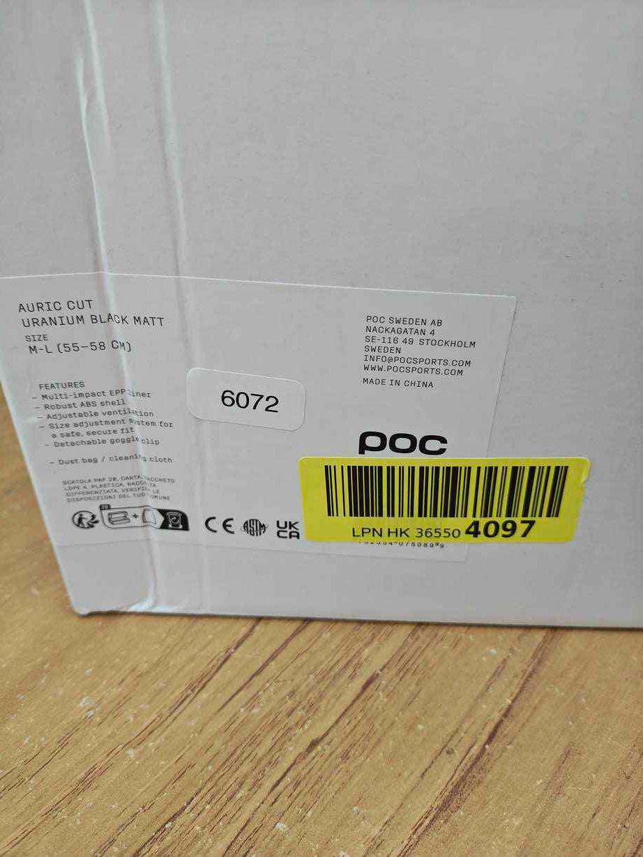 POC Auric Cut Skihelm - Größe 55-58 cm #6072