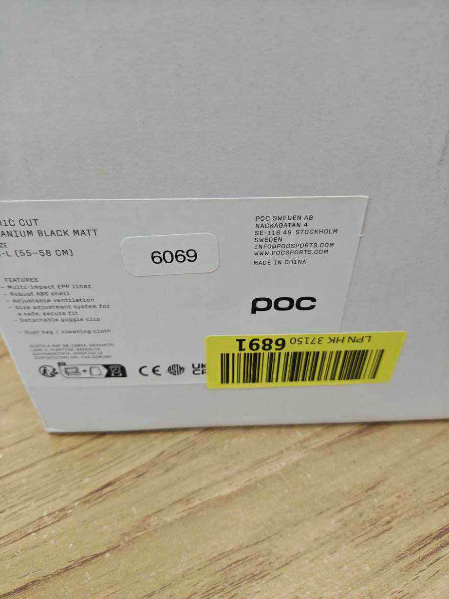 POC Auric Cut Skihelm - Größe 55-58 cm #6069
