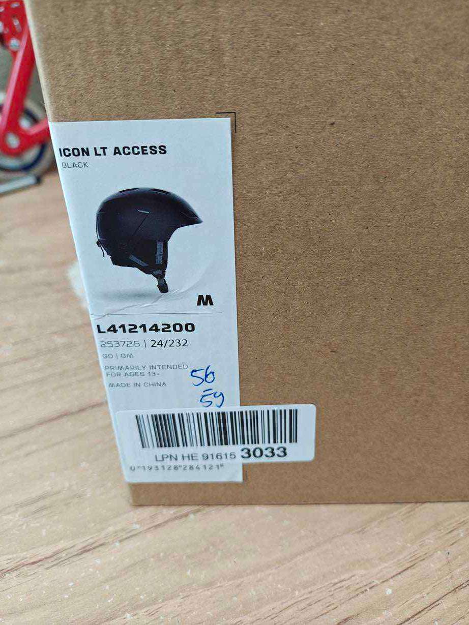 Salomon Icon LT Access Skihelm - Größe 56-59 cm #6033