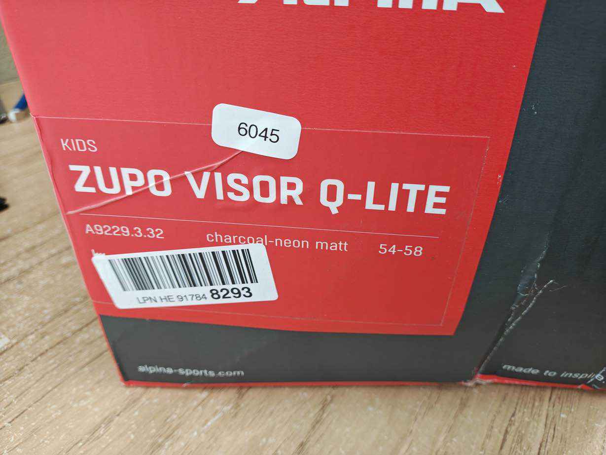 ALPINA ZUPO VISOR Q-LITE Skihelm - Größe 54-58 cm #6045