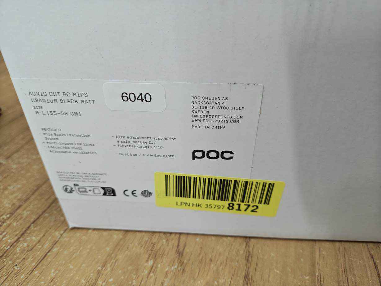 POC Auric Cut BC MIPS Skihelm - Größe 55-58 cm #6040