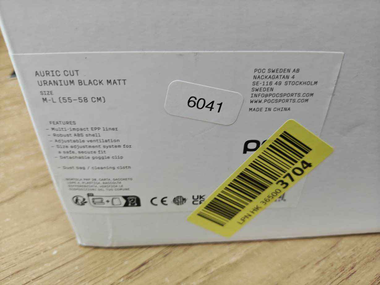 POC Auric Cut Skihelm - Größe 55-58 cm #6041