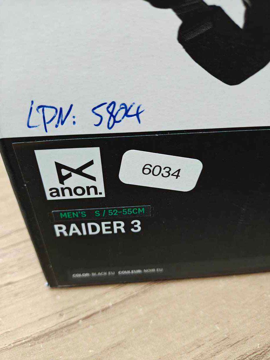 Anon Raider 3 Skihelm - Größe 52-55 cm #6034