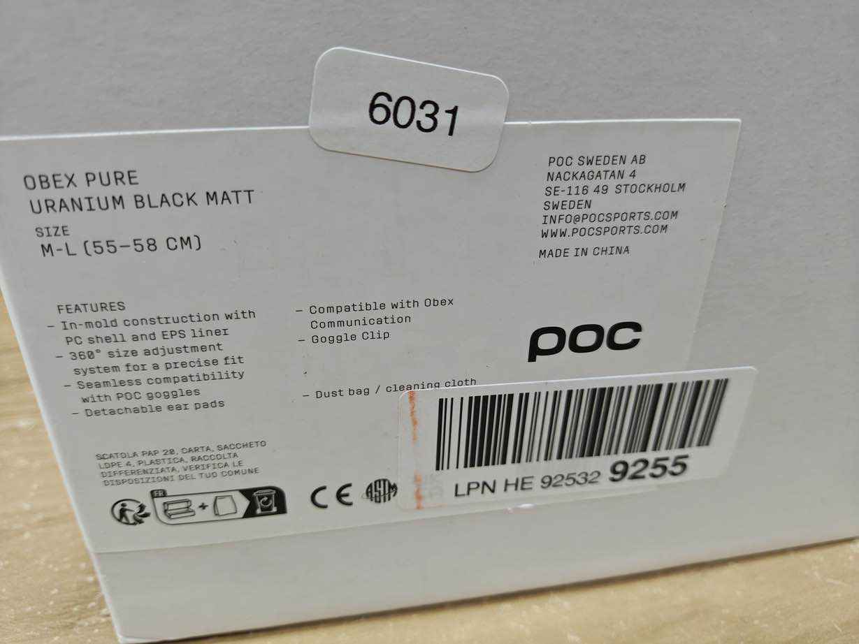 POC Obex Pure Skihelm - Größe 55-58 cm #6031