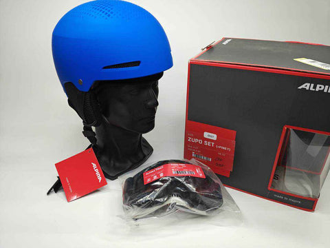 ALPINA ZUPO SET (+PINEY) Skihelm - Größe 48-52 cm #6027
