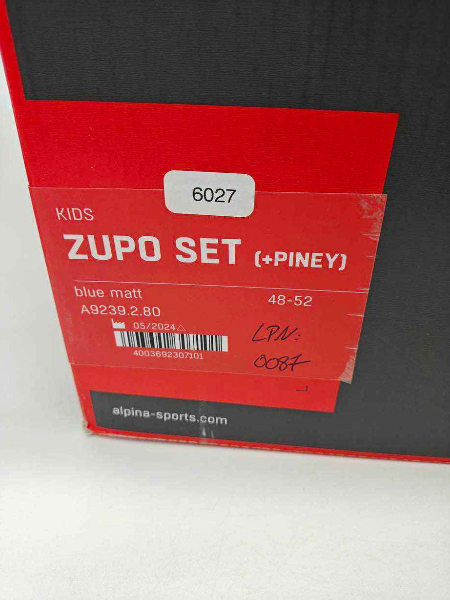 ALPINA ZUPO SET (+PINEY) Skihelm - Größe 48-52 cm #6027