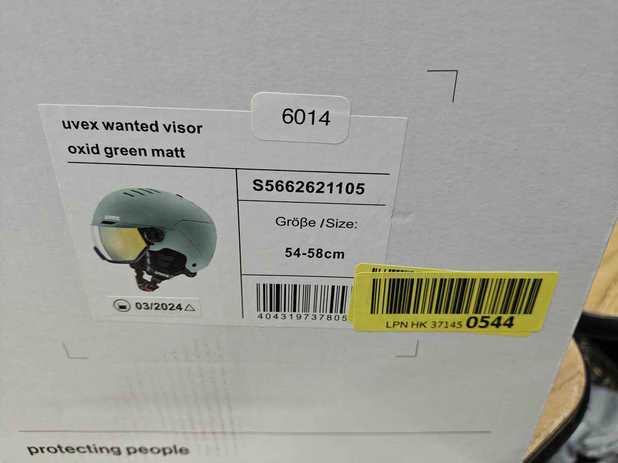 uvex Wanted Visor Skihelm - Größe 54-58 cm #6014