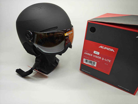ALPINA ARBER VISOR Q-LITE Skihelm - Größe 58-61 cm #8372