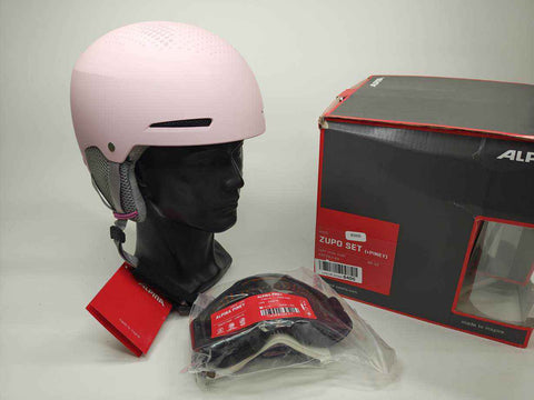ALPINA ZUPO SET (+PINEY) Skihelm - Größe 48-52 cm #8369