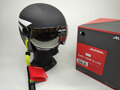 ALPINA ZUPO VISOR Q-LITE Skihelm - Größe 51-55 cm #8351