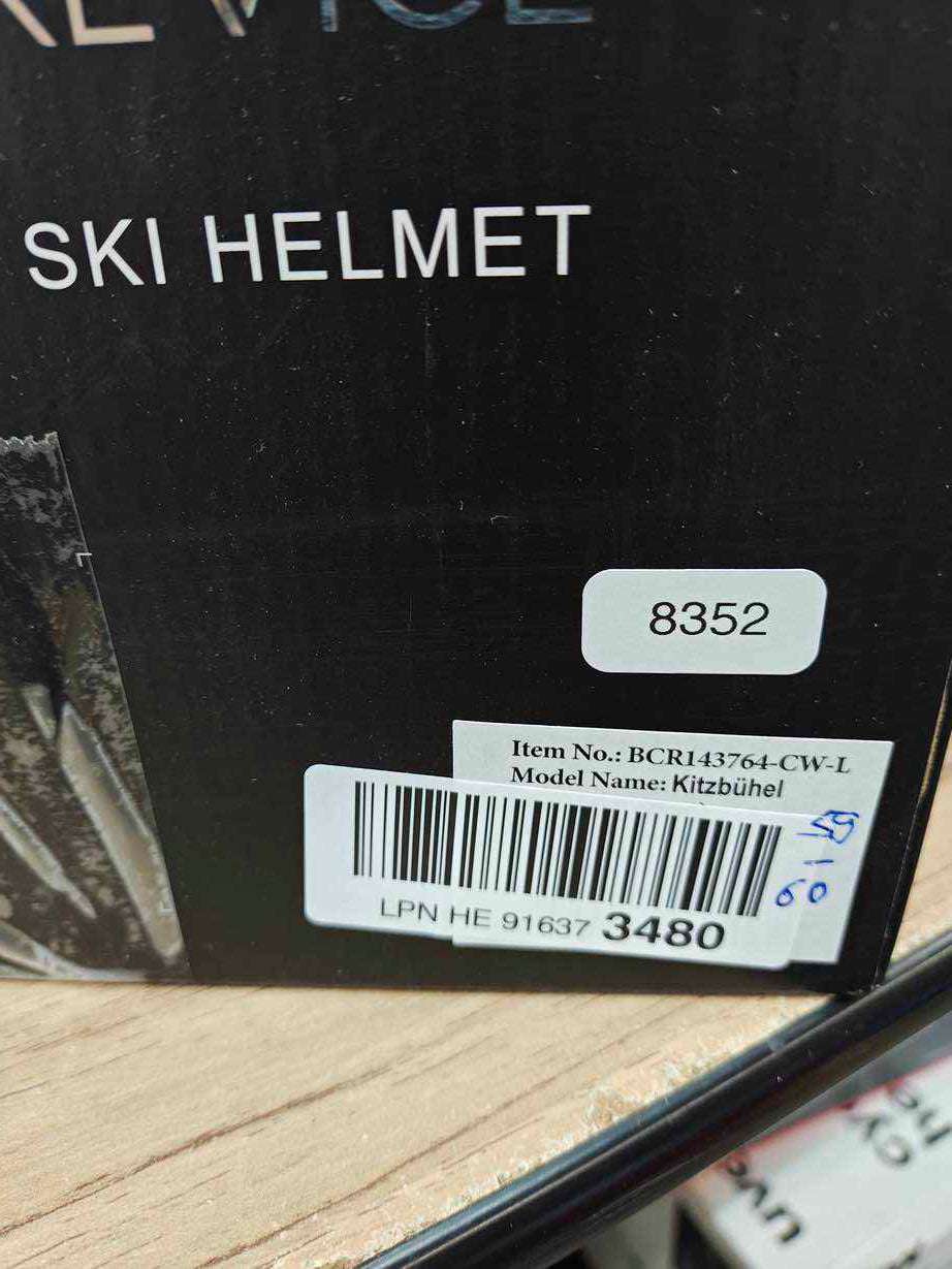 BLACK CREVICE Skihelm - Größe 59-60 cm #8352