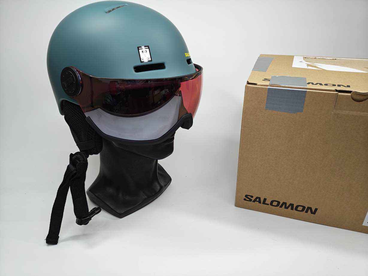 Salomon Orka Visor Skihelm - Größe 49-53 cm #8345