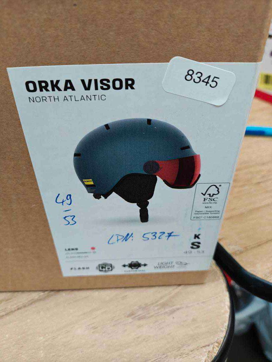 Salomon Orka Visor Skihelm - Größe 49-53 cm #8345