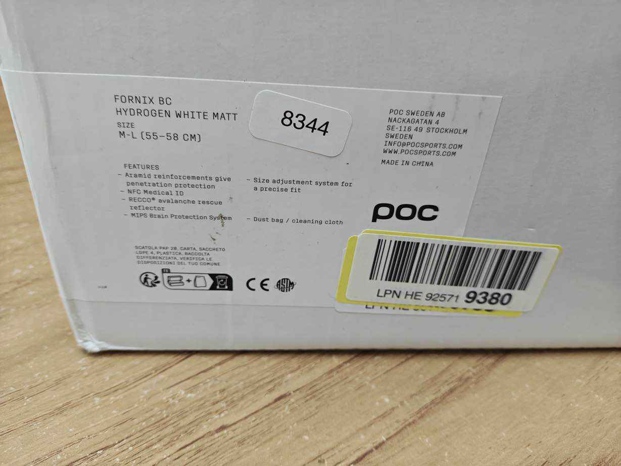 POC Fornix BC MIPS Skihelm - Größe 55-58 cm #8344