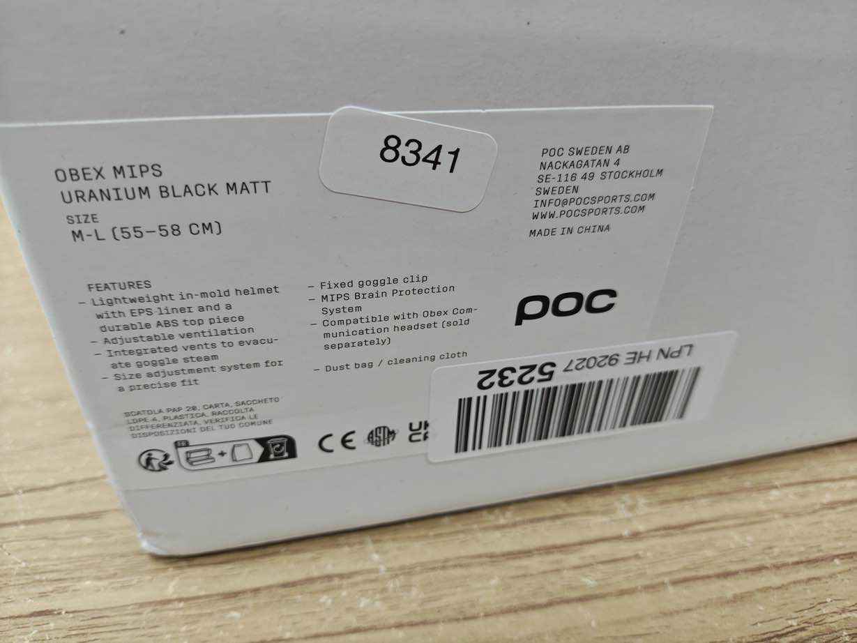 POC Obex MIPS Skihelm - Größe 55-58 cm #8341