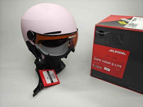ALPINA ZUPO VISOR Q-LITE Skihelm - Größe 54-58 cm #8338