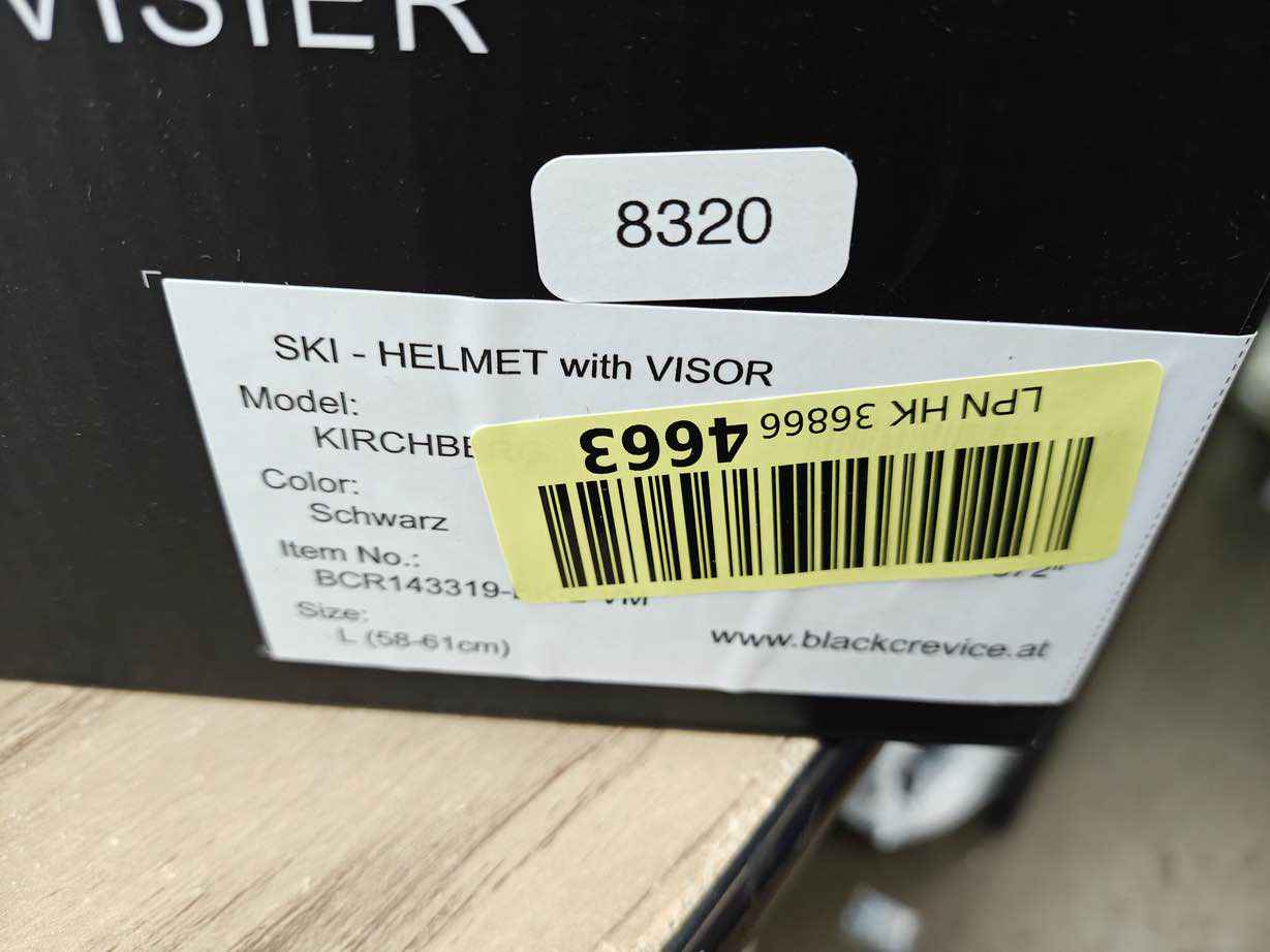 BLACK CREVICE Skihelm - Größe 58-61 cm #8320