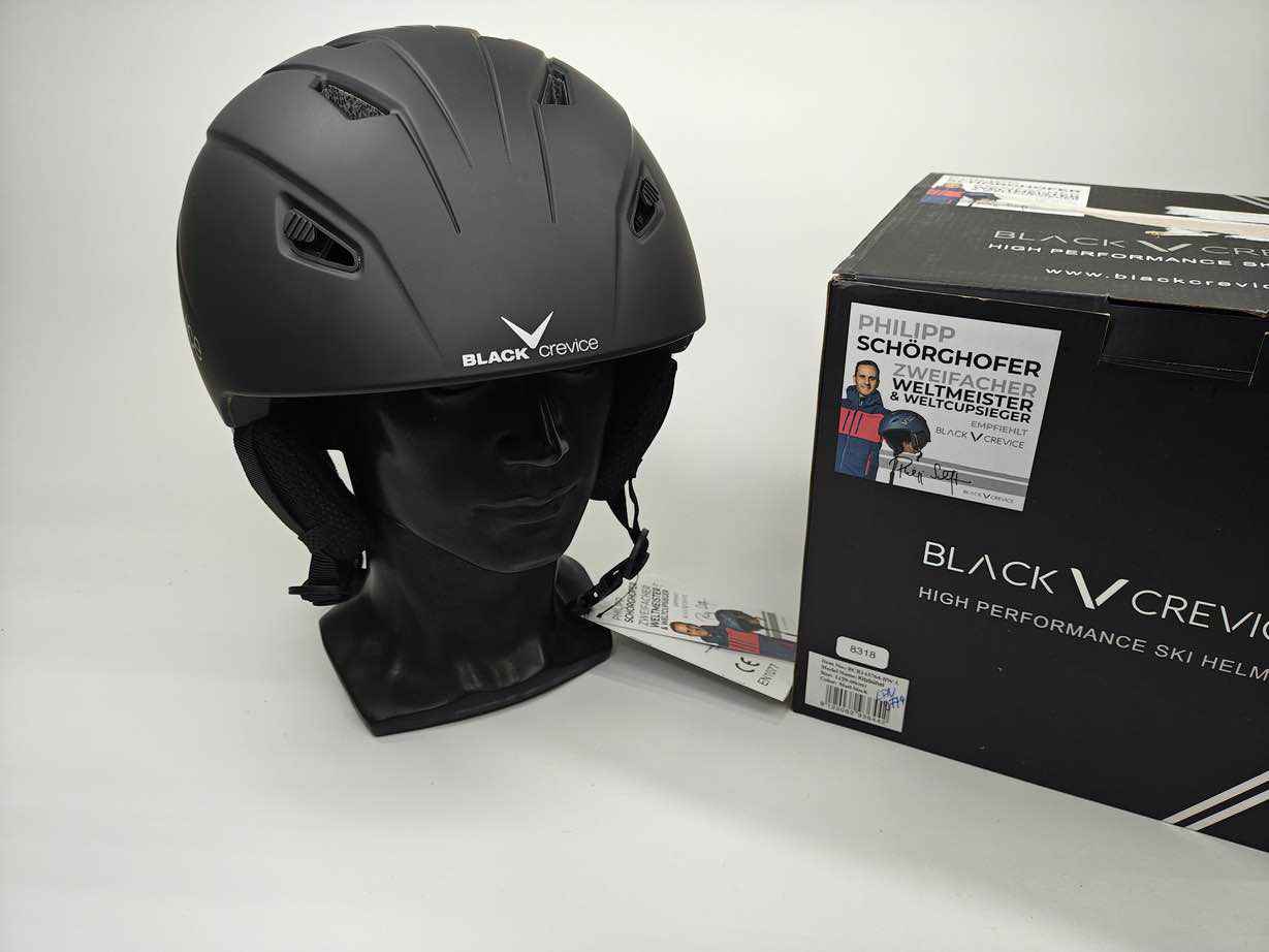 BLACK CREVICE Kitzbühel Skihelm - Größe 59-60 cm #8318