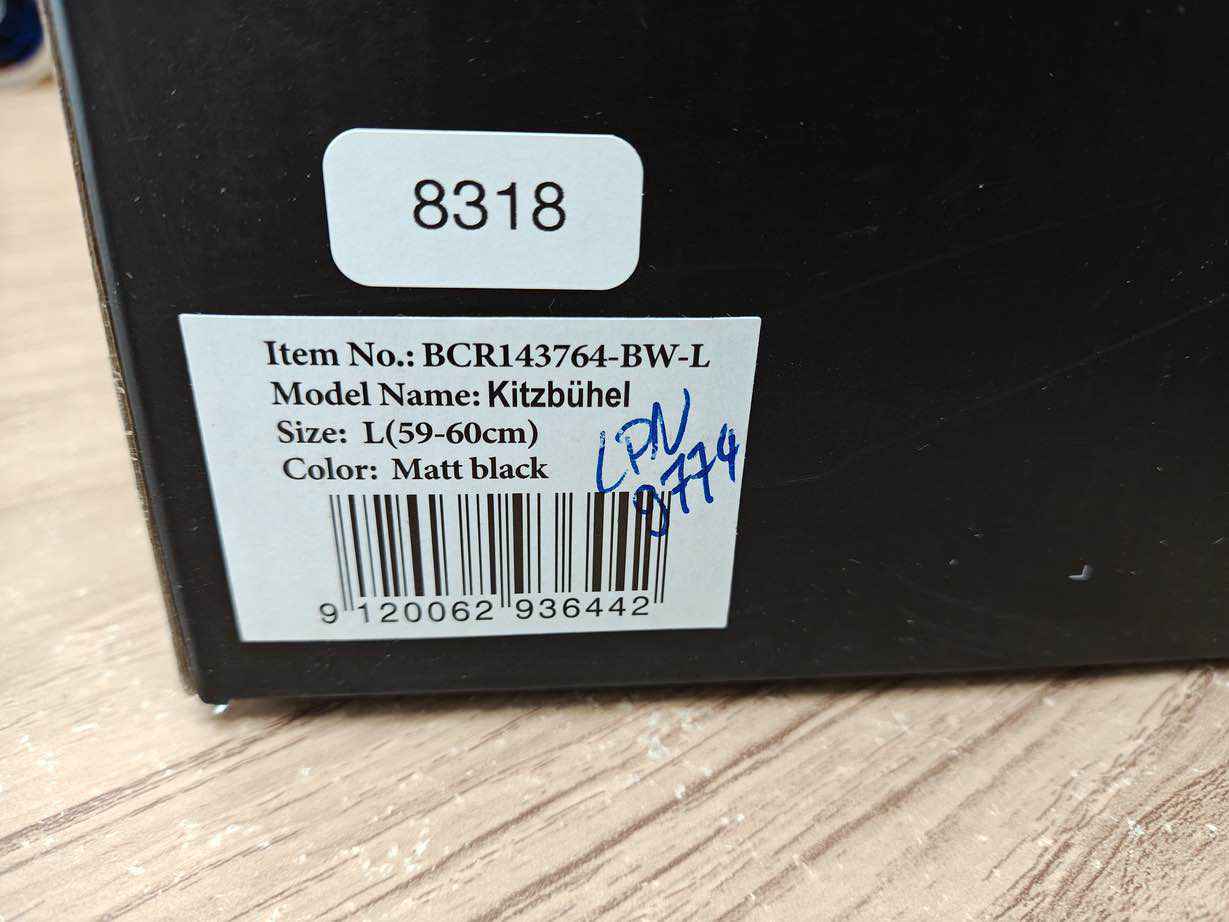 BLACK CREVICE Kitzbühel Skihelm - Größe 59-60 cm #8318