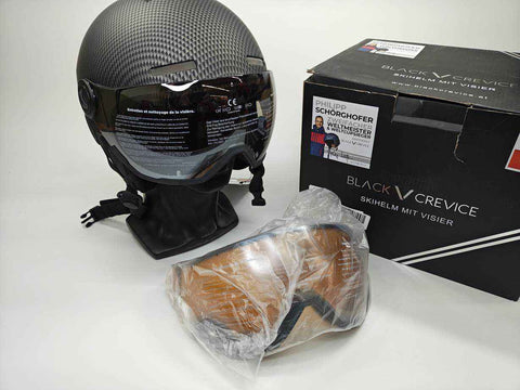 BLACK CREVICE Erwachsenen Skihelm - Größe 54-57 cm #8315
