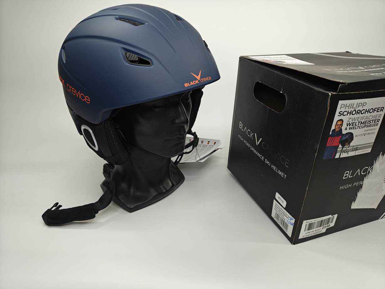BLACK CREVICE Kitzbühel Skihelm - Größe 59-60 cm #8316