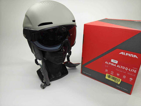 ALPINA ZUPO VISOR Q-LITE Skihelm - Größe 51-55 cm #8287