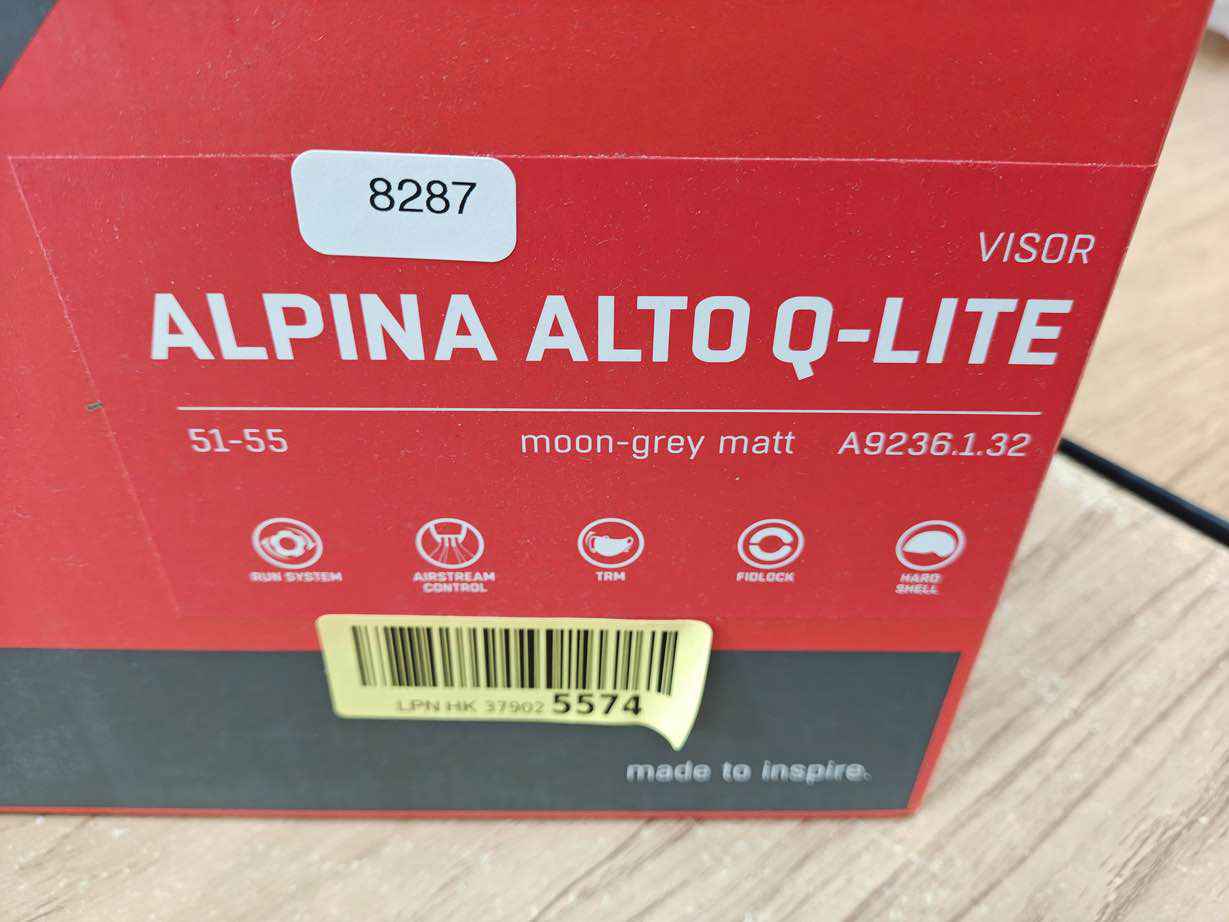 ALPINA ZUPO VISOR Q-LITE Skihelm - Größe 51-55 cm #8287