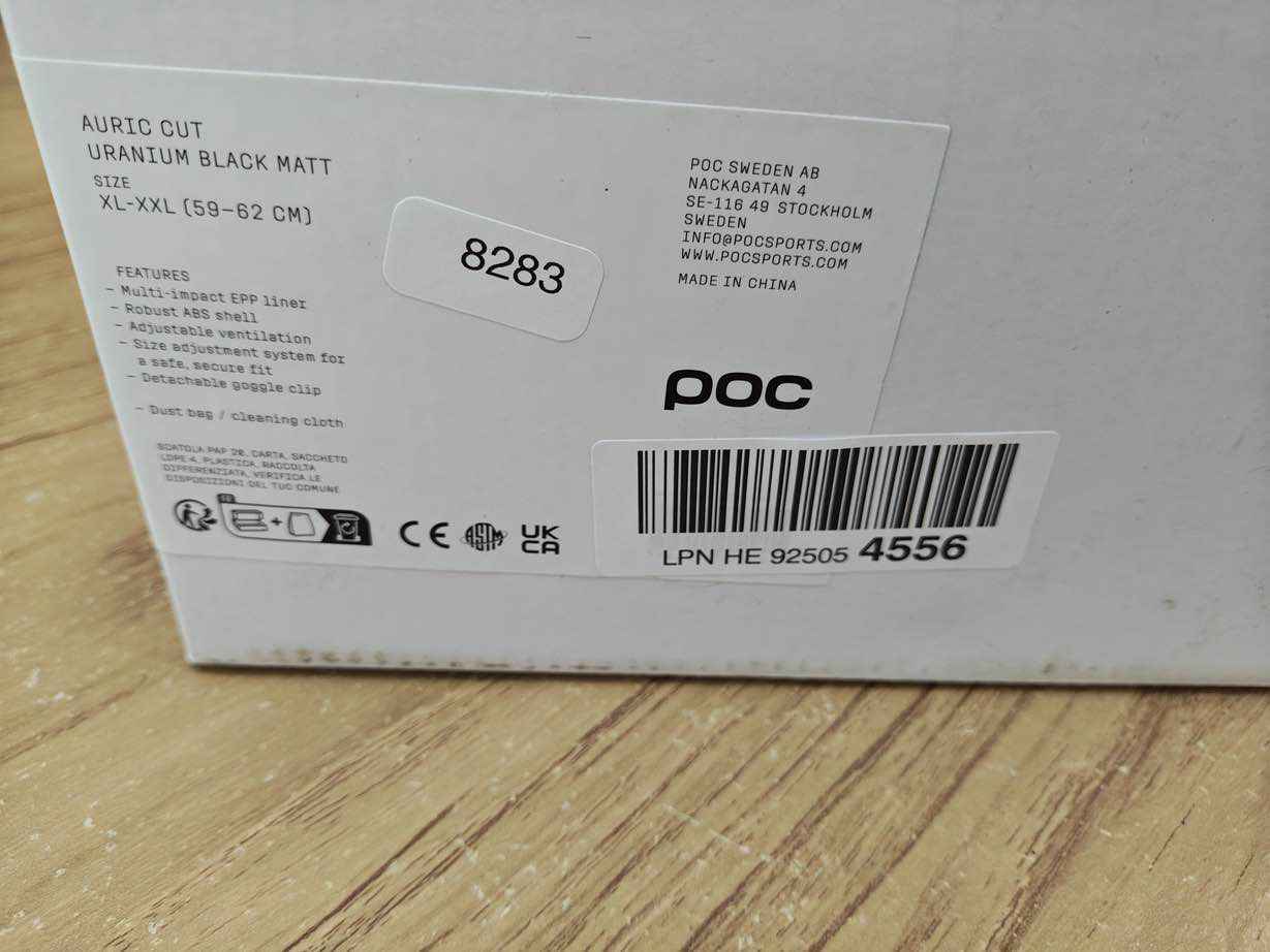 POC Auric cut Skihelm - Größe 59-62 cm #8283